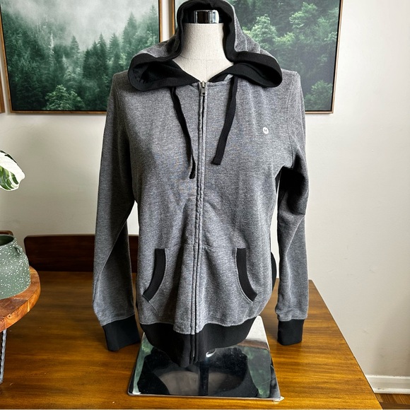 G.H Bass and Co Zip Up Grey Sweater Medium - Picture 2 of 10